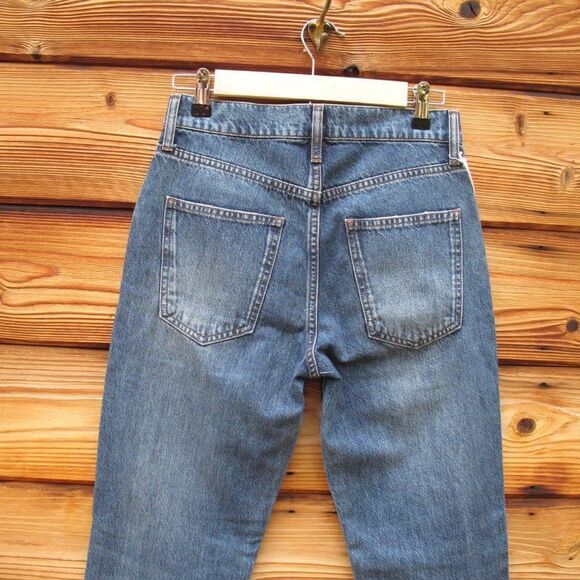 NWT Triarchy Medium Wash High Rise Boyfriend Jeans - Picture 7 of 9